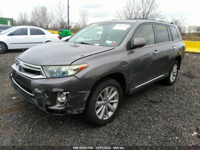 2013 TOYOTA HIGHLANDER HYBRID LIMITED V6 - JTEDC3EH7D2018588