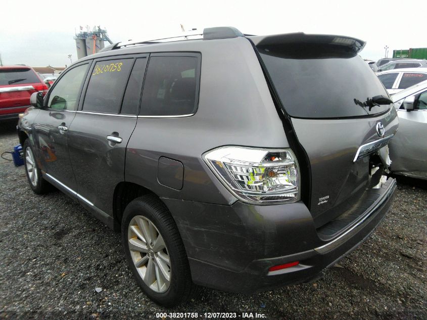 2013 TOYOTA HIGHLANDER HYBRID LIMITED V6 - JTEDC3EH7D2018588