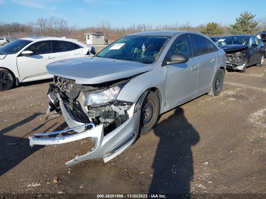 2015 CHEVROLET CRUZE LS - 1G1PA5SH6F7188995