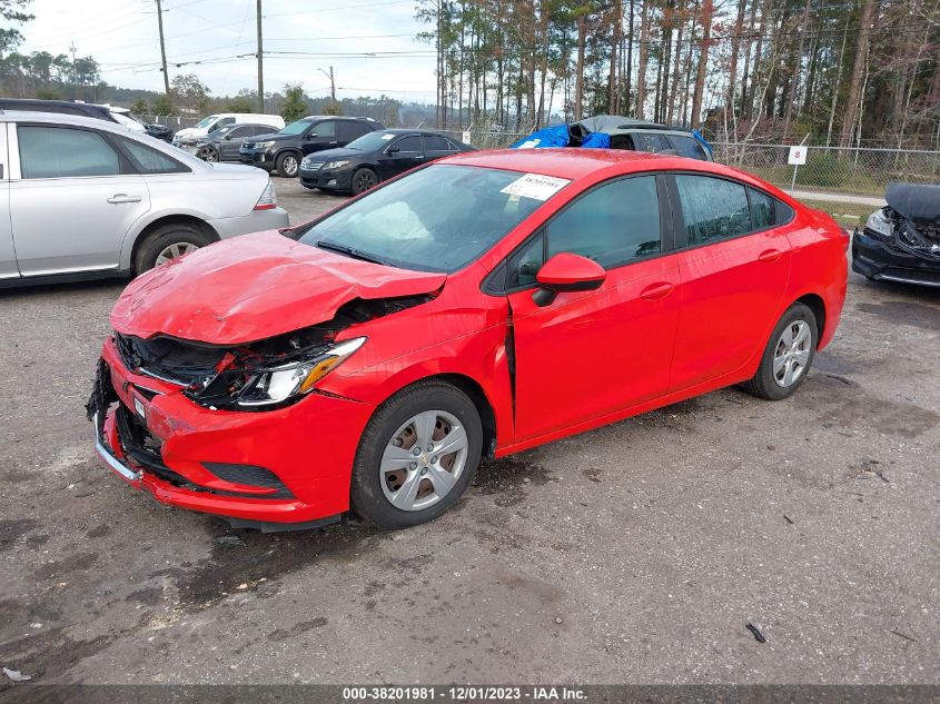 2018 CHEVROLET CRUZE LS - 1G1BC5SMXJ7123397