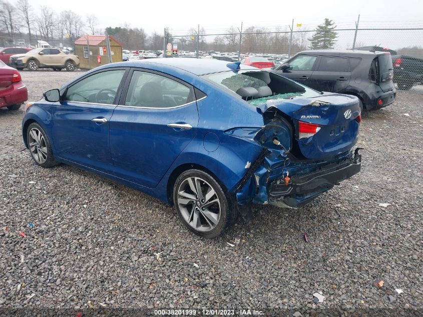 2015 HYUNDAI ELANTRA LIMITED (ULSAN PLANT) - KMHDH4AE2FU425177