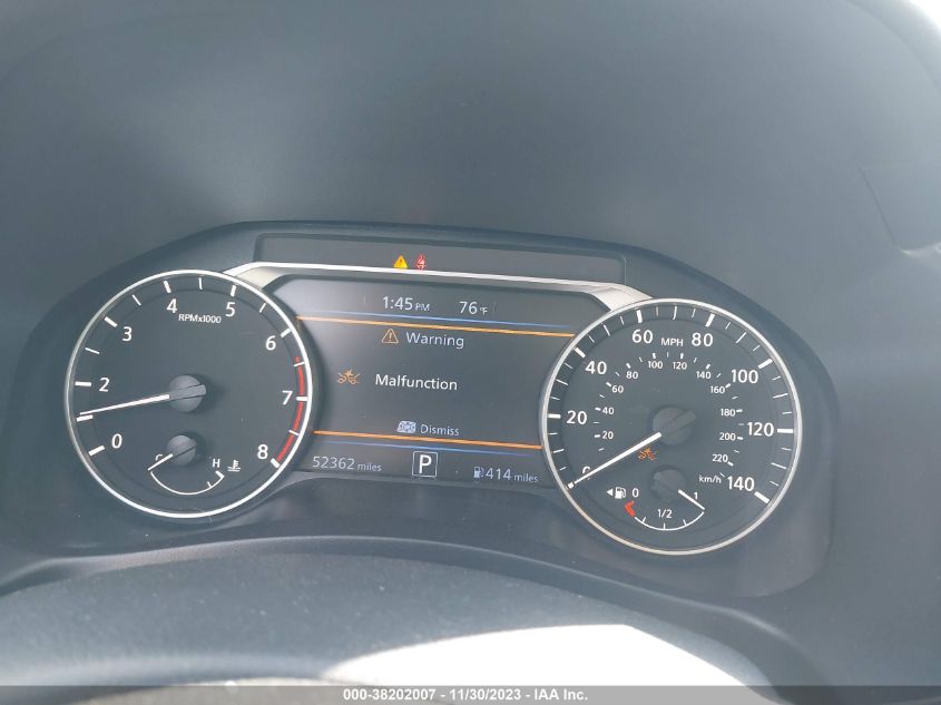 2021 NISSAN ALTIMA SR - 1N4BL4CV9MN369291