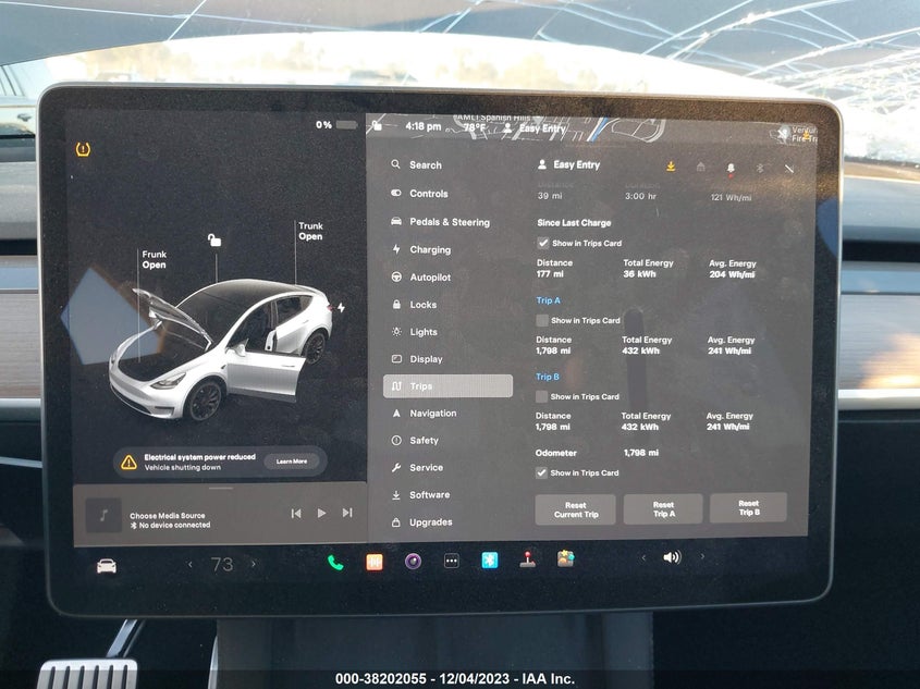 VIN 7SAYGDEF4PF885871 2023 TESLA MODEL Y