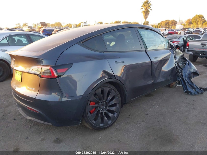 VIN 7SAYGDEF4PF885871 2023 TESLA MODEL Y