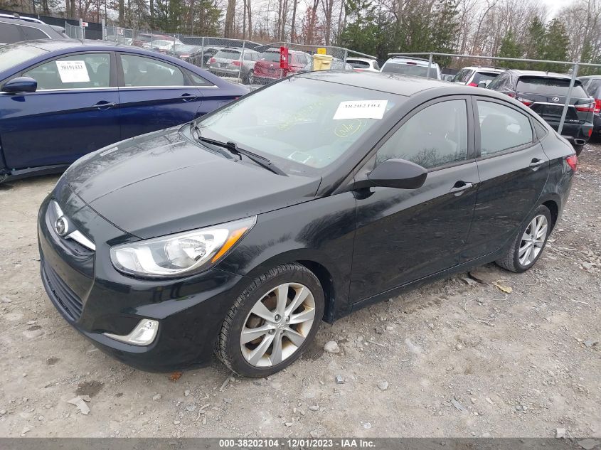 2013 HYUNDAI ACCENT GLS - KMHCU4AEXDU576529
