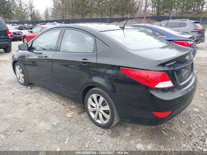 2013 HYUNDAI ACCENT GLS - KMHCU4AEXDU576529