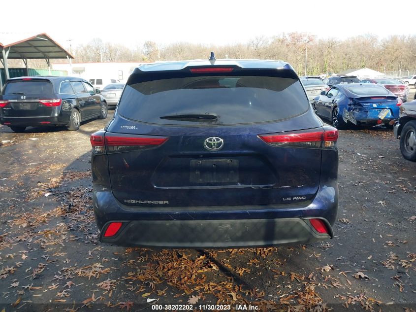 2020 TOYOTA HIGHLANDER L/LE - 5TDBZRBH1LS054186