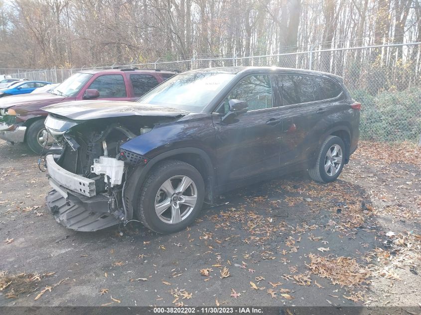 2020 TOYOTA HIGHLANDER L/LE - 5TDBZRBH1LS054186