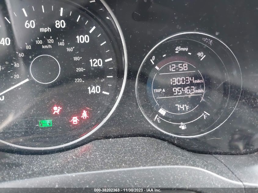 2016 HONDA HR-V EX - 3CZRU5H5XGM755005