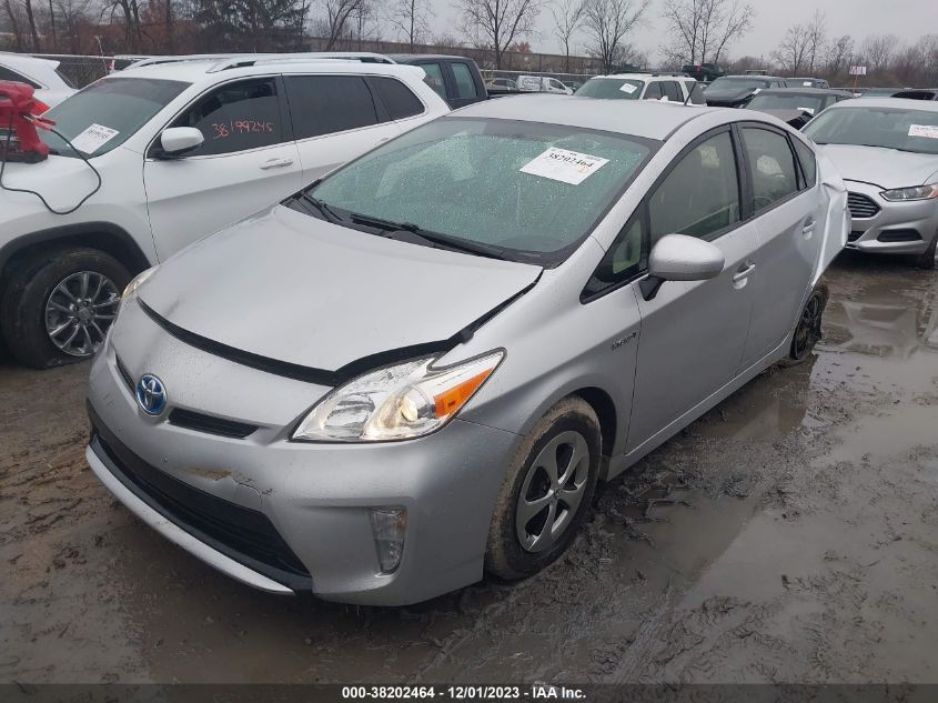 JTDKN3DU9E0382206 | 2014 TOYOTA PRIUS