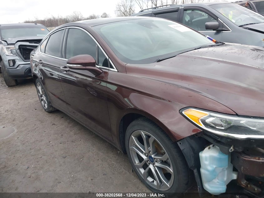 VIN 3FA6P0CD2KR129838 2019 FORD FUSION SEL