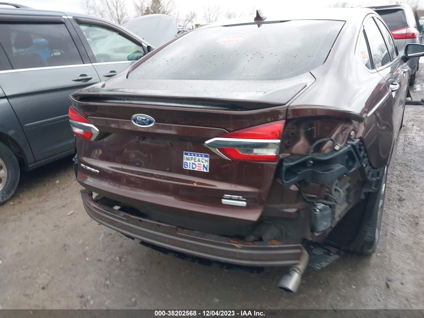 VIN 3FA6P0CD2KR129838 2019 FORD FUSION SEL