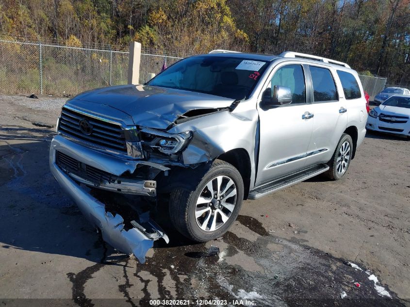 2018 TOYOTA SEQUOIA LIMITED - 5TDKY5G11JS070232