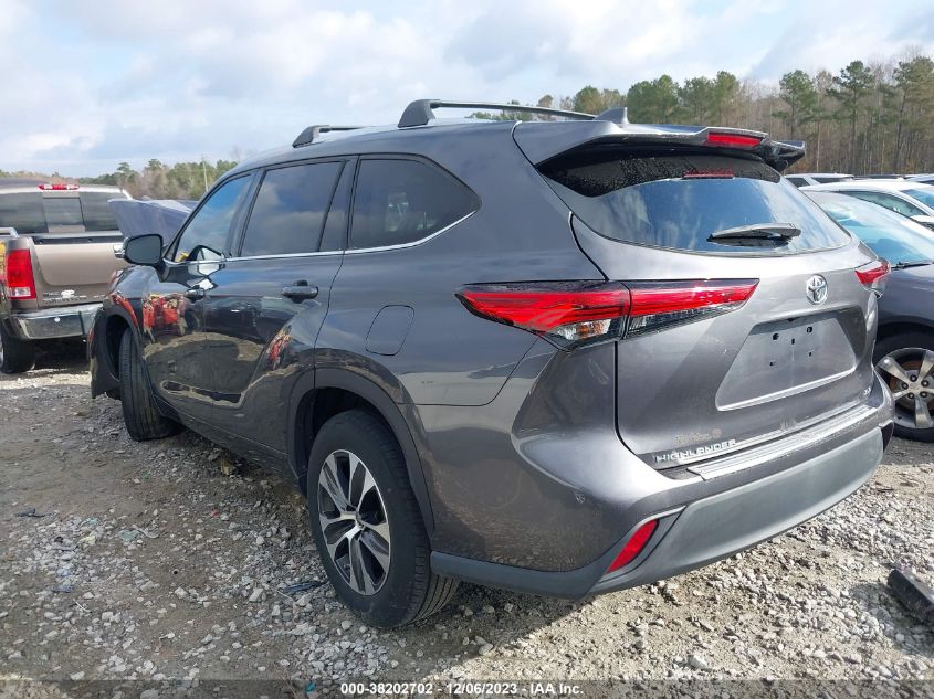 2020 TOYOTA HIGHLANDER XLE - 5TDGZRAH8LS511924