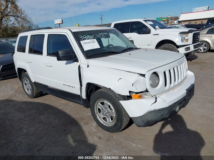 2014 JEEP PATRIOT SPORT - 1C4NJPBA3ED601193