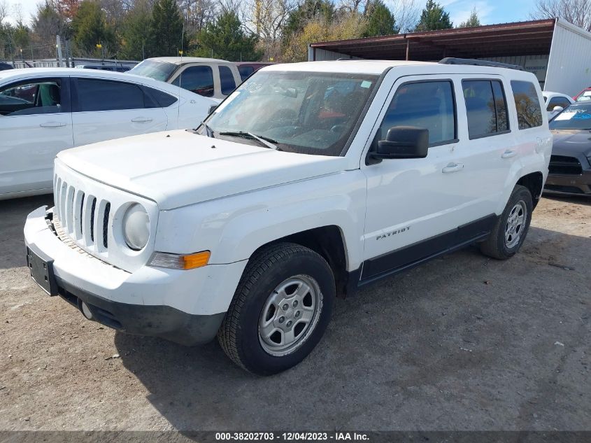 2014 JEEP PATRIOT SPORT - 1C4NJPBA3ED601193