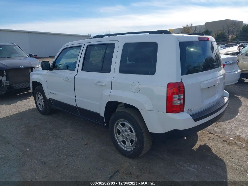2014 JEEP PATRIOT SPORT - 1C4NJPBA3ED601193