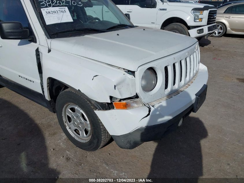 2014 JEEP PATRIOT SPORT - 1C4NJPBA3ED601193