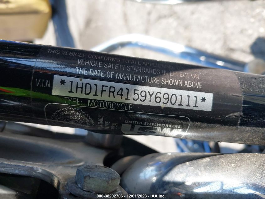 2009 HARLEY-DAVIDSON FLHRC 1HD1FR4159Y690111