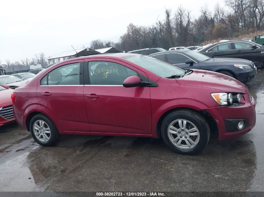 2014 CHEVROLET SONIC LT AUTO - 1G1JC5SB1E4118347