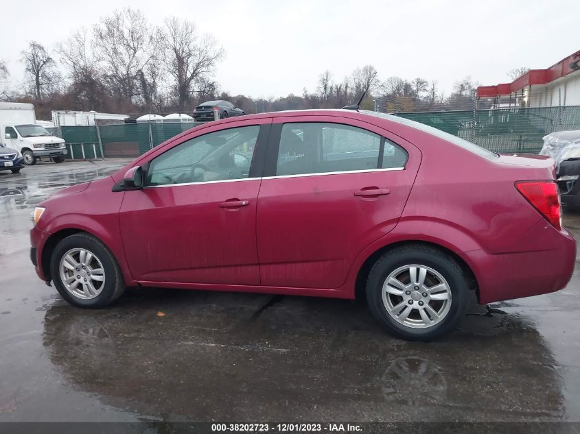 2014 CHEVROLET SONIC LT AUTO - 1G1JC5SB1E4118347
