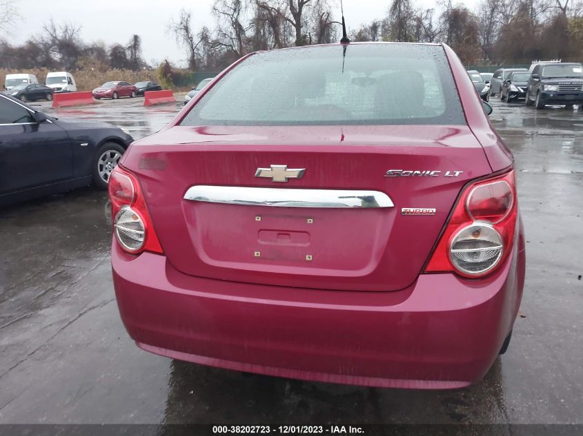 2014 CHEVROLET SONIC LT AUTO - 1G1JC5SB1E4118347