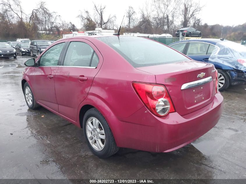 2014 CHEVROLET SONIC LT AUTO - 1G1JC5SB1E4118347