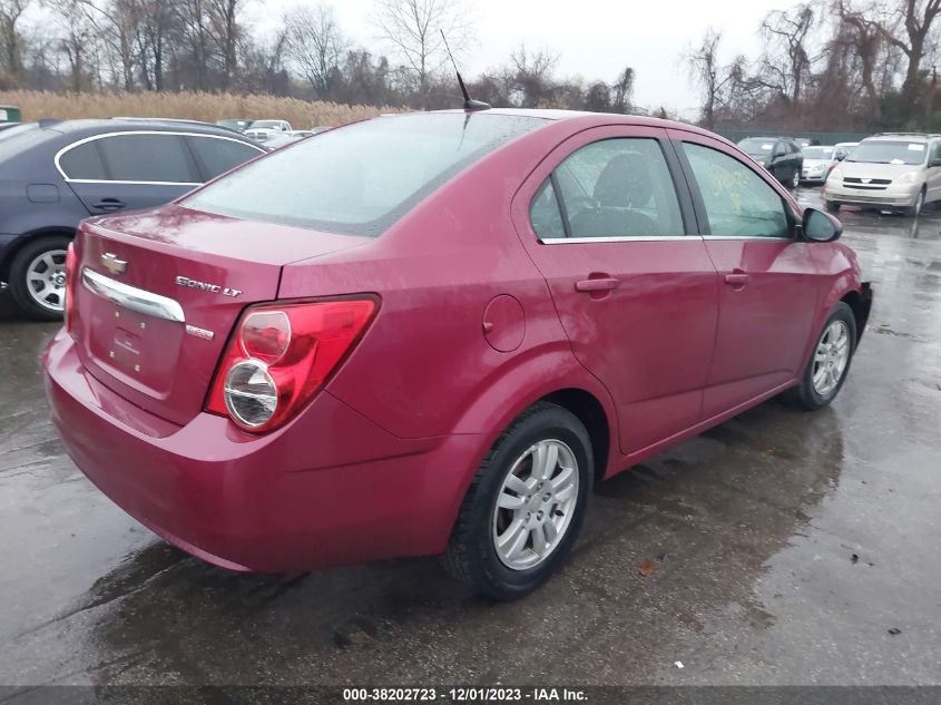 2014 CHEVROLET SONIC LT AUTO - 1G1JC5SB1E4118347