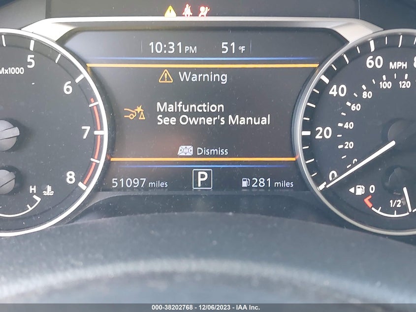 VIN 1N4BL4CVXKC181100 2019 NISSAN ALTIMA SR