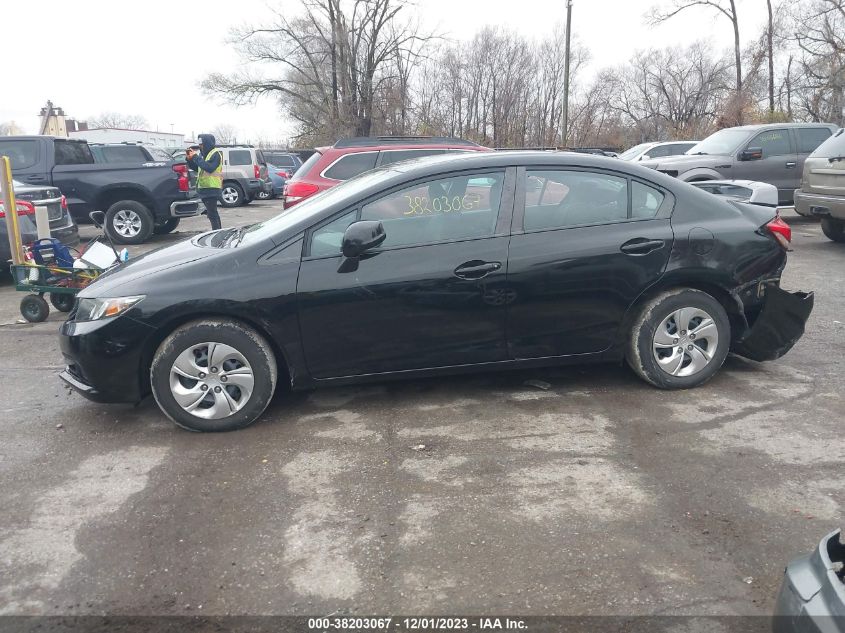2013 HONDA CIVIC LX - 2HGFB2F5XDH599088