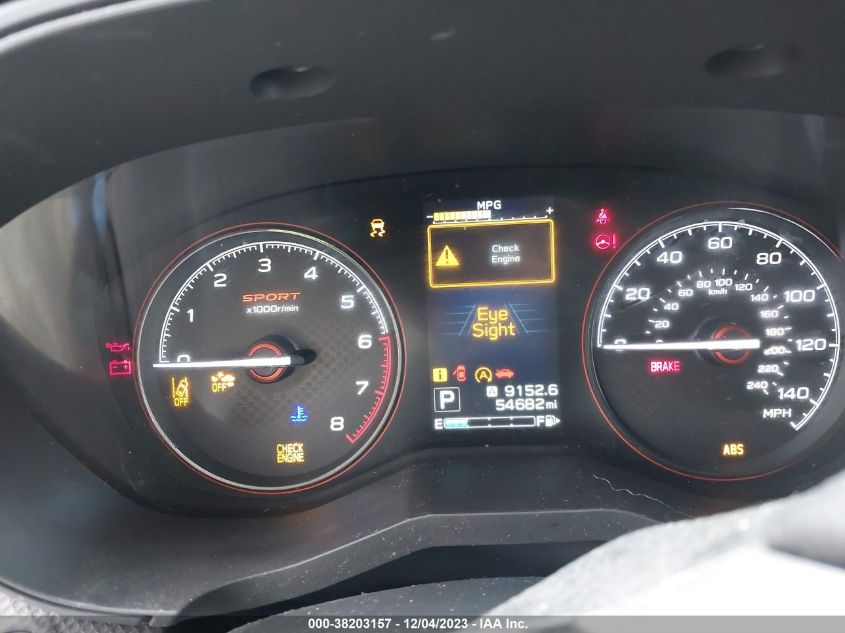 2019 SUBARU FORESTER SPORT - JF2SKAJC0KH489331