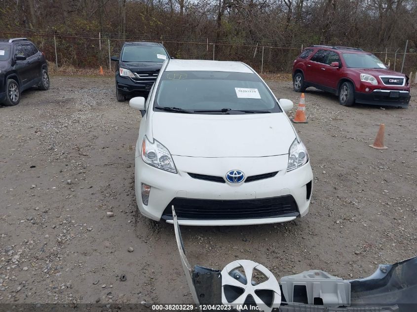 2014 TOYOTA PRIUS THREE - JTDKN3DU4E1765237