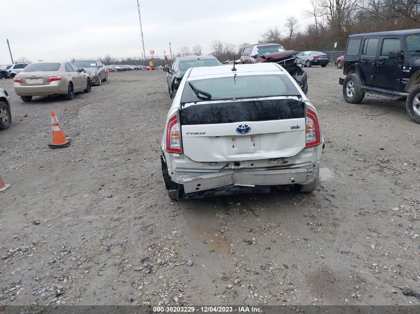 2014 TOYOTA PRIUS THREE - JTDKN3DU4E1765237