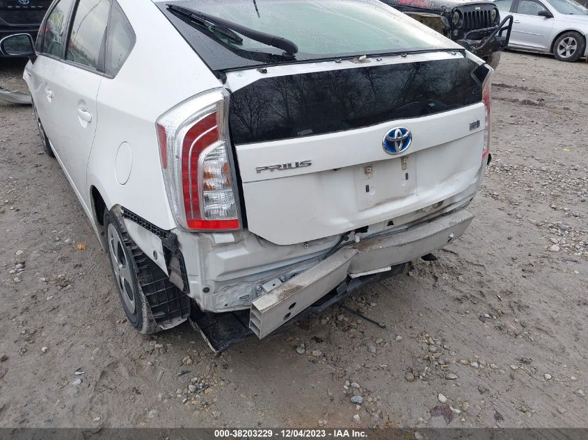 2014 TOYOTA PRIUS THREE - JTDKN3DU4E1765237