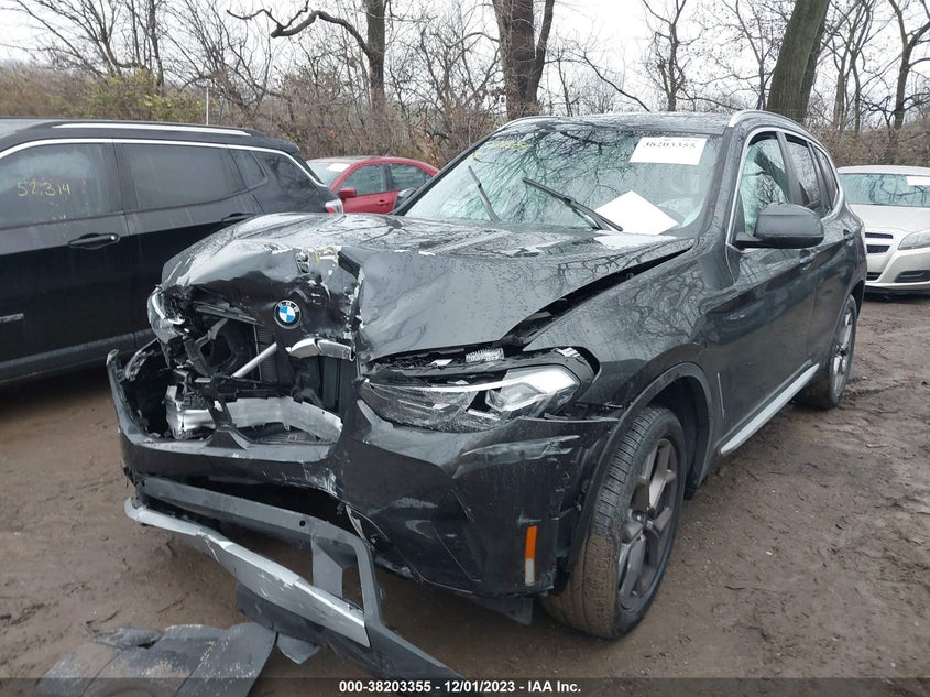 VIN 5UX53DP07N9J34628 2022 BMW X3 XDRIVE30I