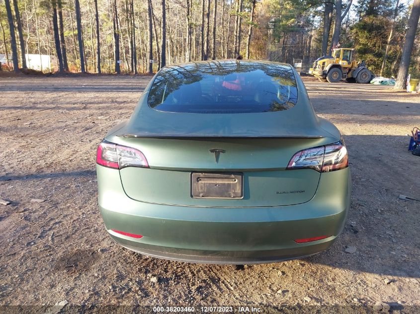 2022 TESLA MODEL 3 LONG RANGE DUAL MOTOR - 5YJ3E1EB6NF255520