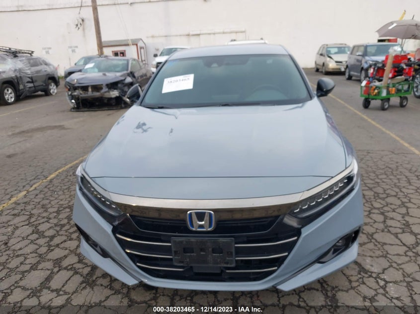 VIN 1HGCV3F27NA009662 2022 HONDA ACCORD HYBRID SPORT
