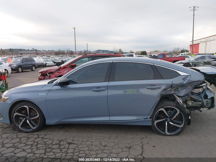 VIN 1HGCV3F27NA009662 2022 HONDA ACCORD HYBRID SPORT