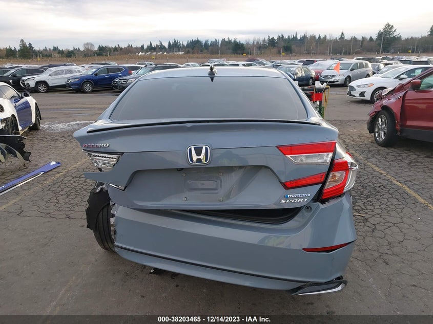 VIN 1HGCV3F27NA009662 2022 HONDA ACCORD HYBRID SPORT