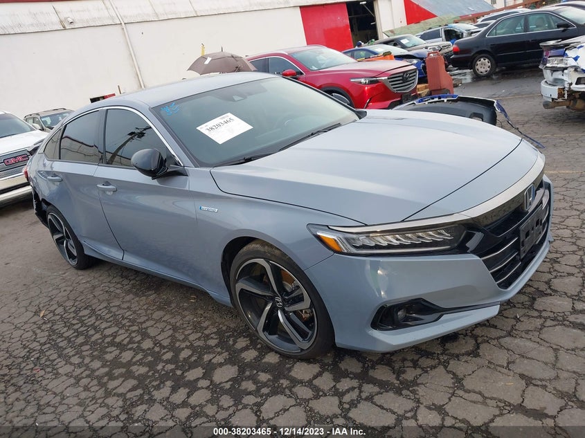 VIN 1HGCV3F27NA009662 2022 HONDA ACCORD HYBRID SPORT