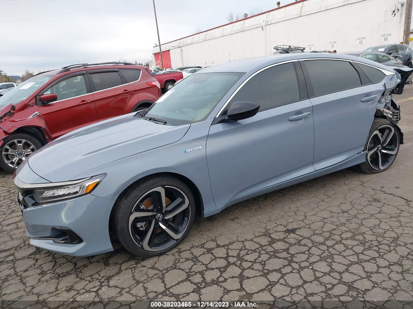 VIN 1HGCV3F27NA009662 2022 HONDA ACCORD HYBRID SPORT