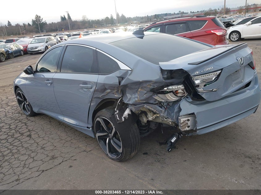 VIN 1HGCV3F27NA009662 2022 HONDA ACCORD HYBRID SPORT