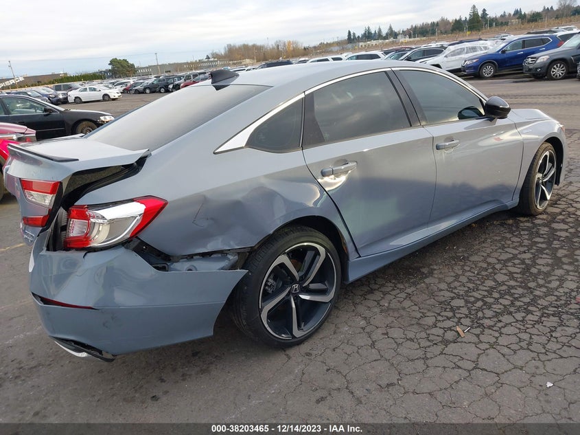 VIN 1HGCV3F27NA009662 2022 HONDA ACCORD HYBRID SPORT