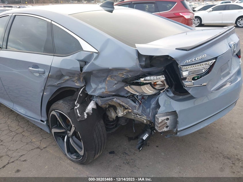 VIN 1HGCV3F27NA009662 2022 HONDA ACCORD HYBRID SPORT
