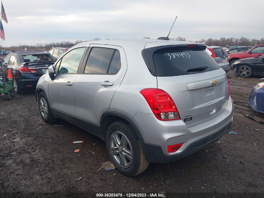 2019 CHEVROLET TRAX LS - 3GNCJKSB2KL384493