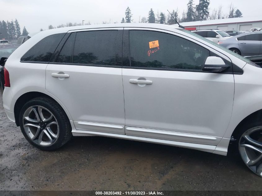 2014 FORD EDGE SPORT - 2FMDK4AK9EBB39662