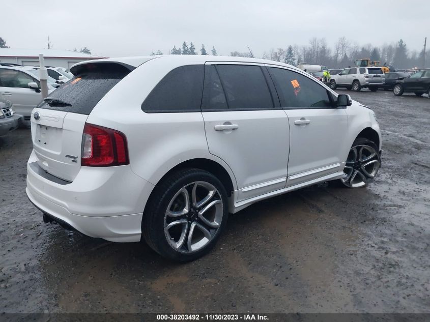 2014 FORD EDGE SPORT - 2FMDK4AK9EBB39662