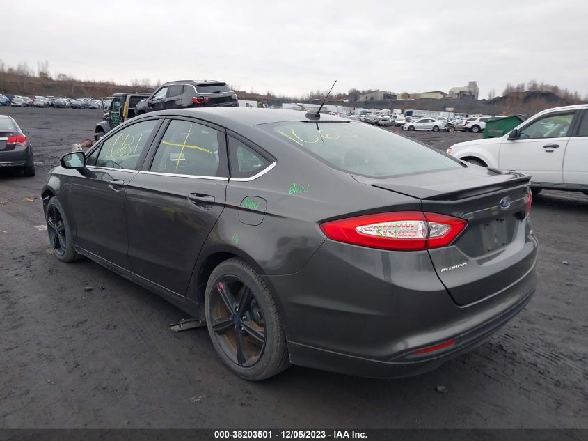 2016 FORD FUSION SE - 3FA6P0H74GR205425