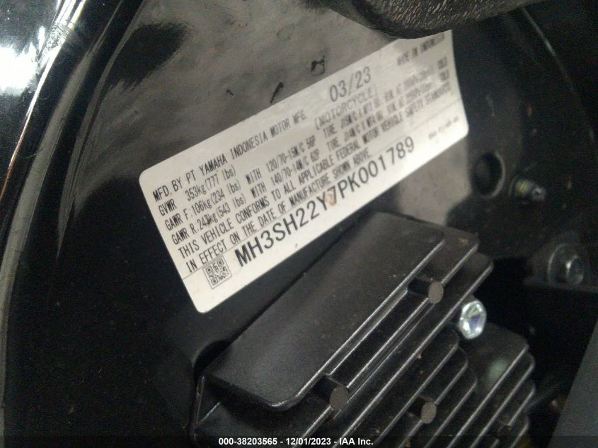 2023 YAMAHA CZD300 A - MH3SH22Y7PK001789