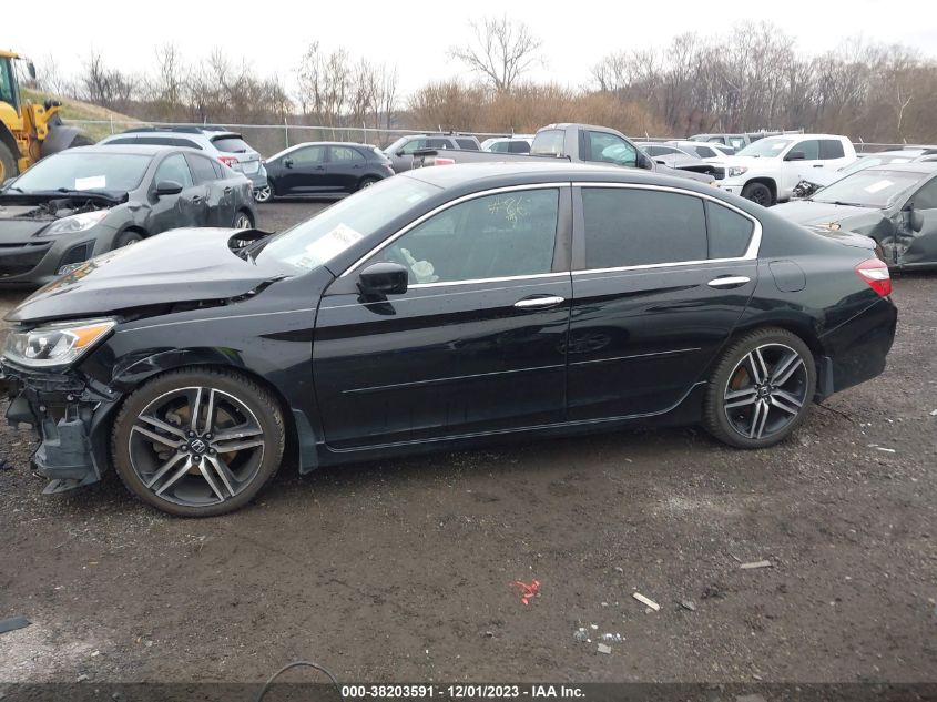 2017 HONDA ACCORD SPORT - 1HGCR2F63HA038503